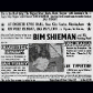 Live: Bim Sherman (as Bim Shieman) early UK show, 1979. Click for a larger image